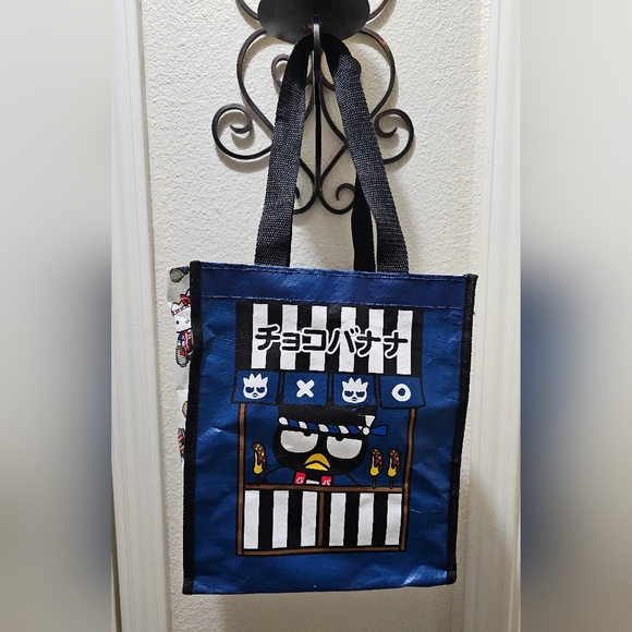 Sanrio Hello Kitty & Badtz Maru Reuseable Shopping Tote Bag EUC - Picture 2 of 12